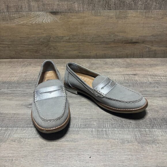 Sperry Seaport Plushwave Tan Leather Penny Loafers Women's Size 6 - Picture 6 of 7